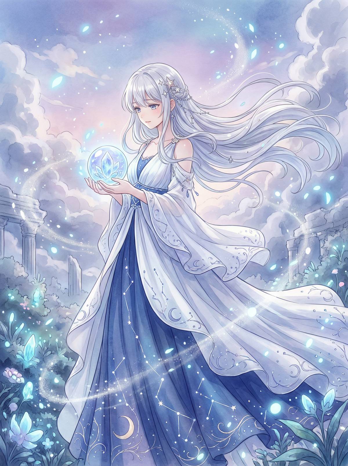 海角动漫美图-星辰少女